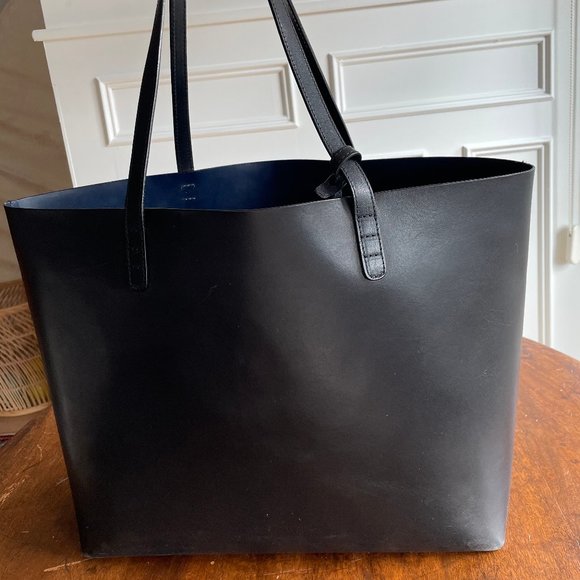 Mansur Gavriel Black Tote Bag - Picture 2 of 4